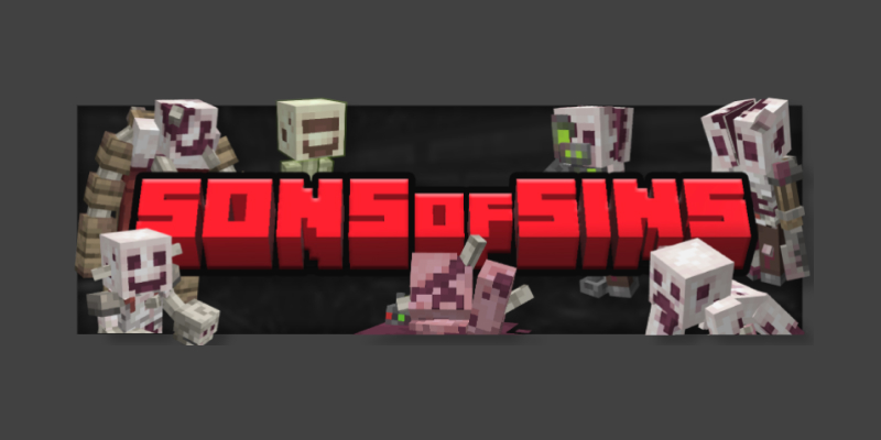 sons of sins - добавляет новых монстров в майнкрафт