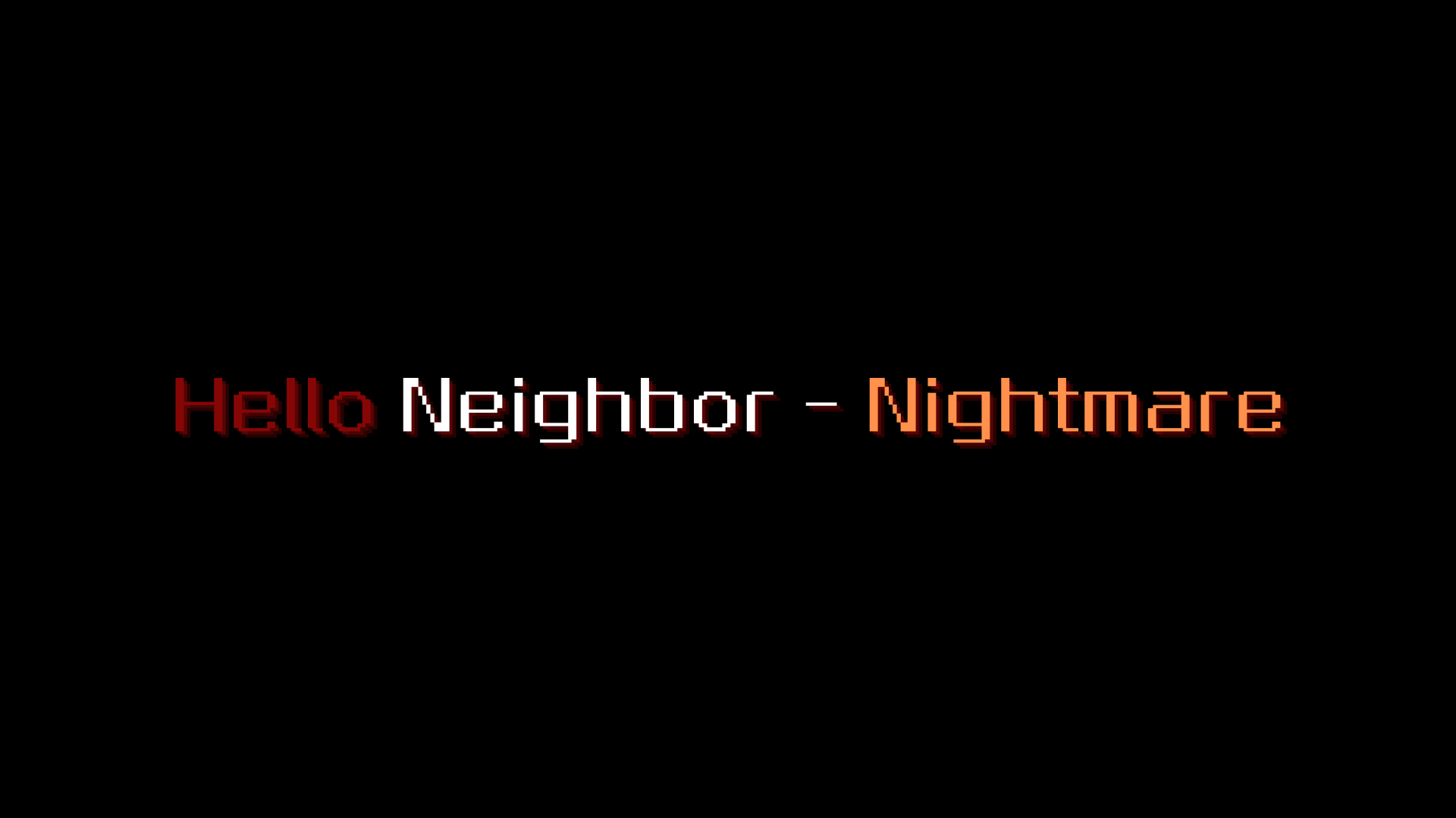 HELLO NEIGHBOR - NIGHTMARE - страшная карта для майнкрафт