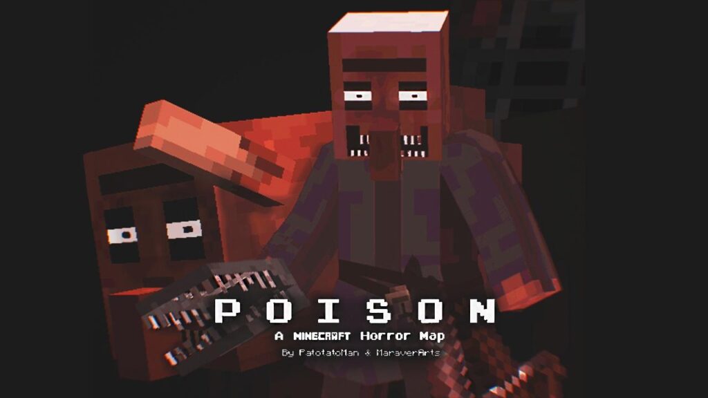 Poison - хоррор карта для майнкрафт с зомби