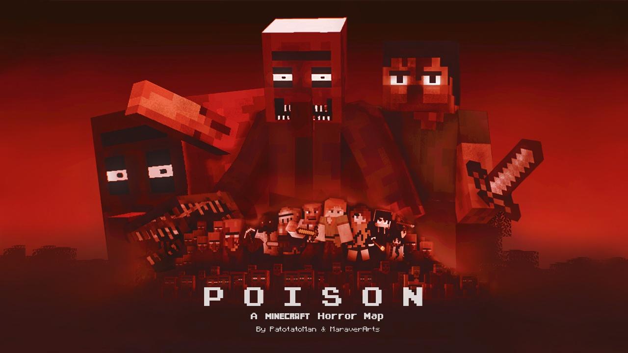 Poison - хоррор карта для майнкрафт с зомби